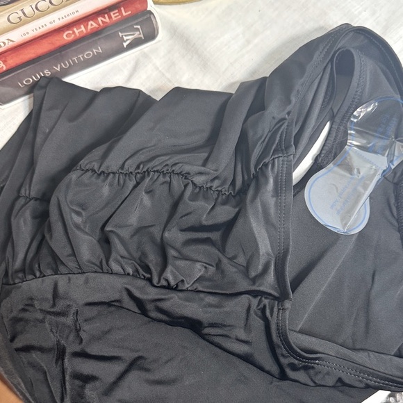 NWT Shapermint (Empetua) Women's Black Ruched Swimsuit Bottoms - Picture 9 of 10